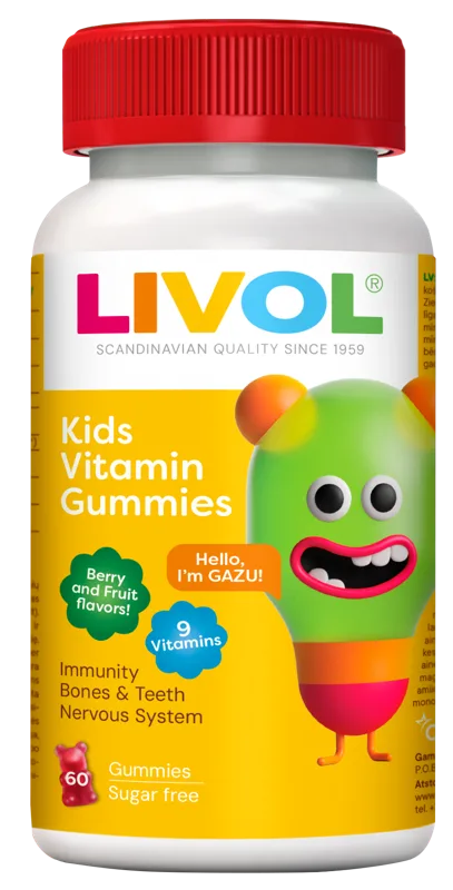 LIVOL Multi Bears želejas lācīši, 60 gab.