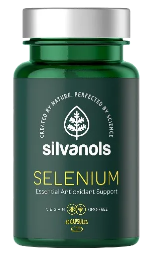 SILVANOLS Premium Selenium kapsulas, 60 gab.