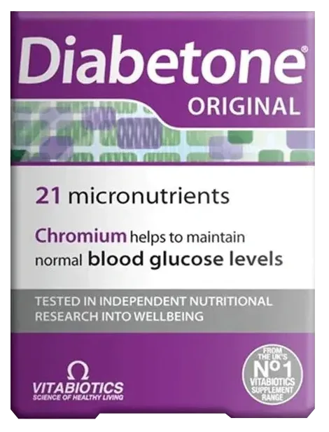 DIABETONE Original tabletes, 30 gab.