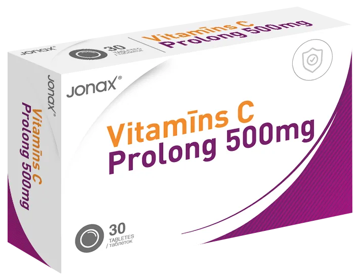 JONAX Vitamin C Prolong tabletes, 30 gab.