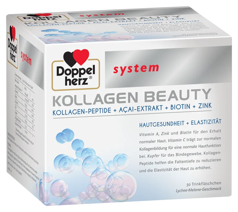 DOPPELHERZ System Kollagen Beauty kolagēns, 30 gab.