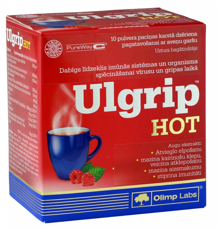 OLIMP LABS Ulgrip Hot pulveris, 10 gab.