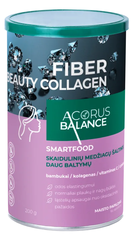 ACORUS BALANCE Fiber Beauty Collagen pulveris, 200 g