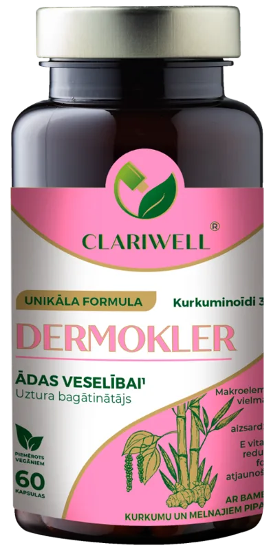 CLARIWELL Dermokler kapsulas, 60 gab.