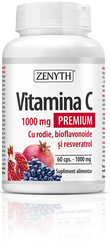 ZENYTH Premium C vitamīns kapsulas, 60 gab.