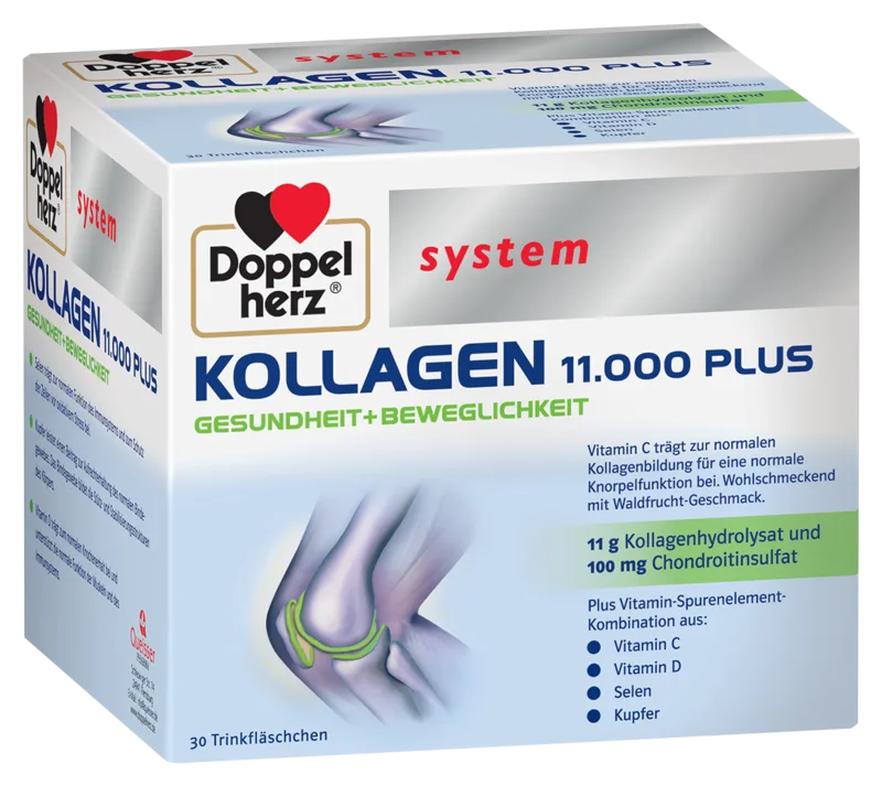 DOPPELHERZ Kollagen 11000 Plus ampulas 25ml N30