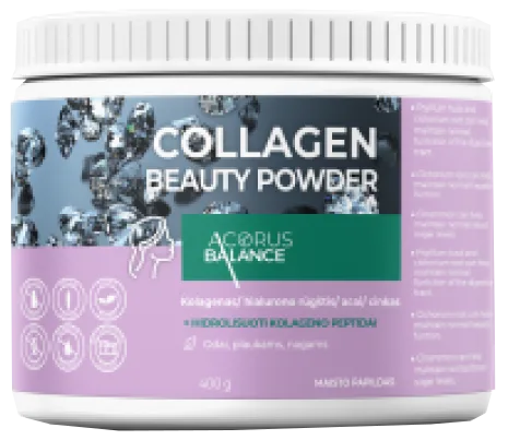 ACORUS BALANCE Collagen Beauty pulveris, 400 g