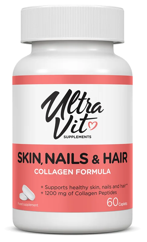 ULTRAVIT Skin, Nails & Hair kapsulas, 60 gab.