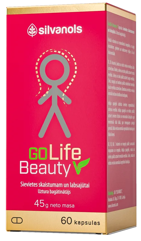 SILVANOLS GoLife Beauty V kapsulas, 60 gab.