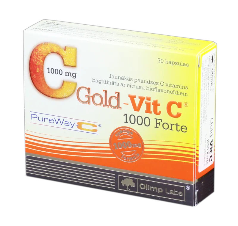 OLIMP LABS Gold-Vit C 1000 Forte kapsulas, 30 gab.