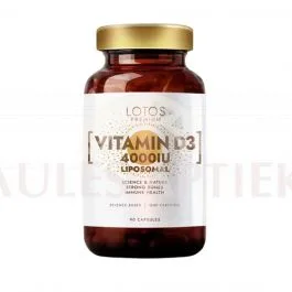LOTOS PREMIUM Liposomal D vitamīns D3 4000IU, 90 kapsulas
